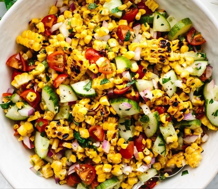 Grilled Corn Salad