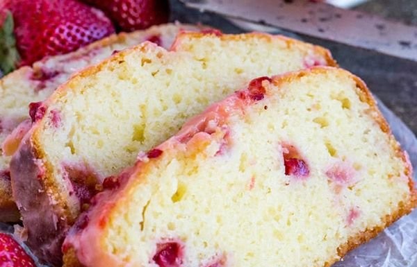 Strawberry Pound Cake