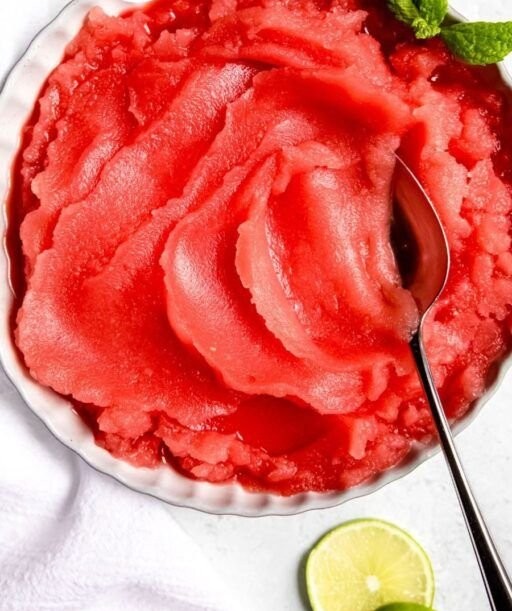Homemade Watermelon Sorbet