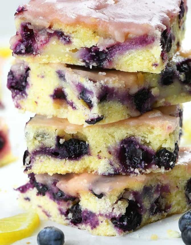 Blueberry Lemon Blondies