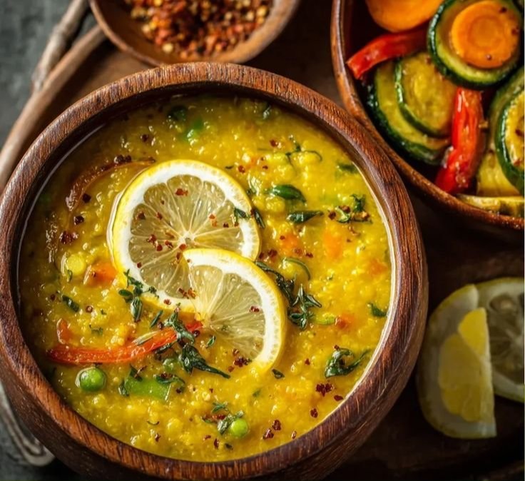 Anti-Inflammatory Golden Lemon Lentil Soup