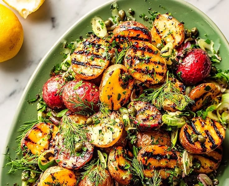 Herb Grilled Potato Salad