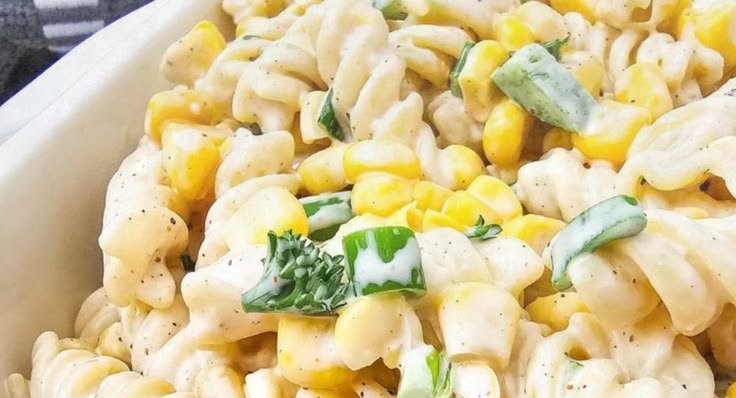 Corn on the Cob Pasta Salad