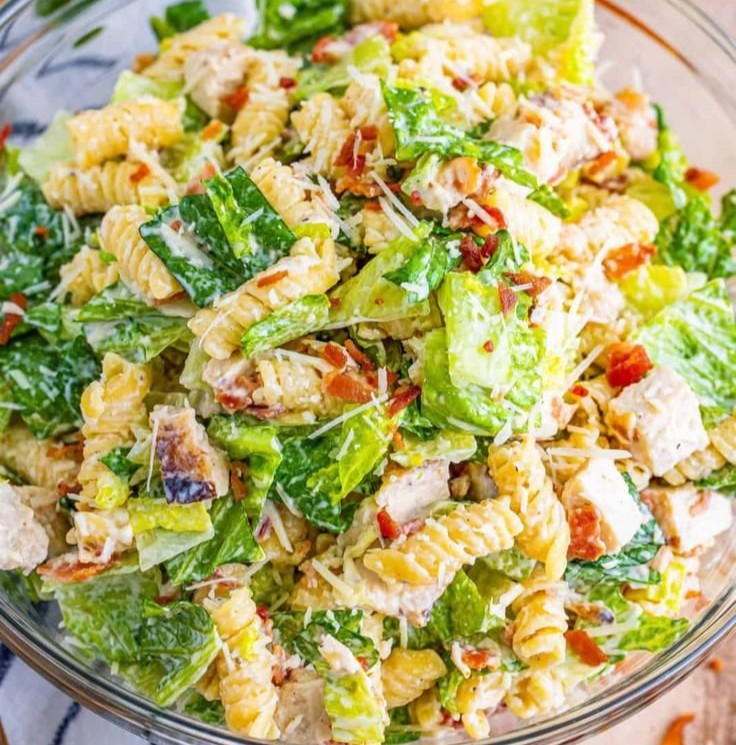 Chicken Caesar Pasta Salad