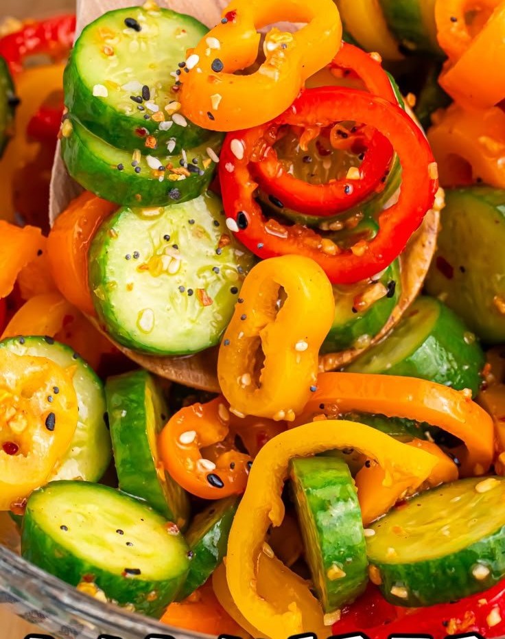 Cucumber and Sweet Pepper Salad