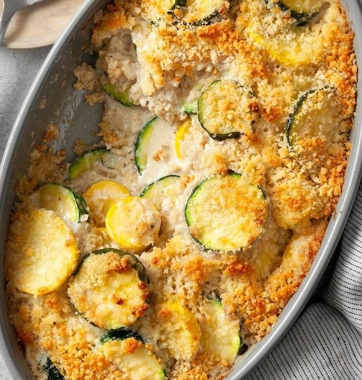 Yellow Squash and Zucchini Casserole