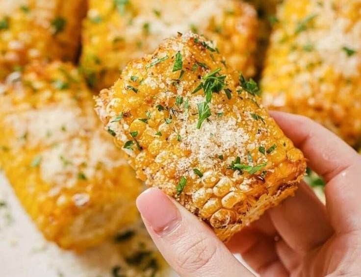 Air Fryer Garlic Butter Corn on the Cob