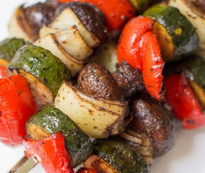 Healthy Marinated Grilled Vegetable Kebabs