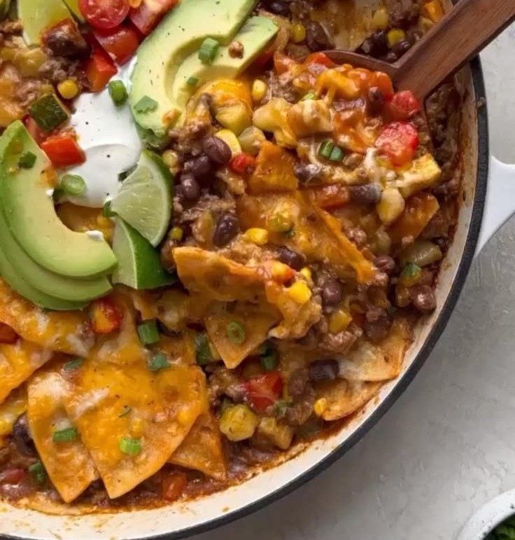 One-Pan Enchilada Skillet