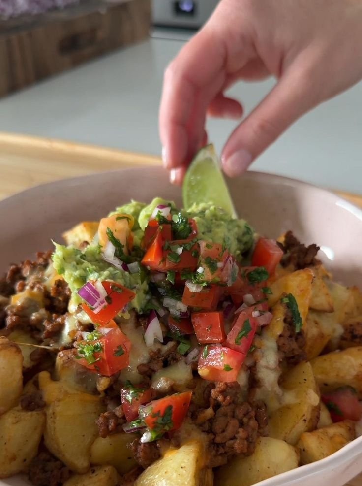 Loaded Potato Taco Bowl
