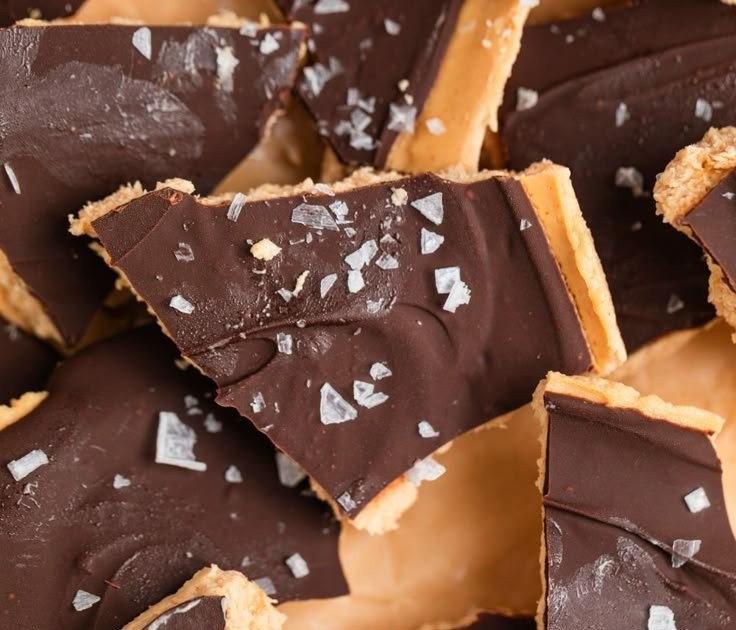 Peanut Butter Chocolate Greek Yogurt Bark