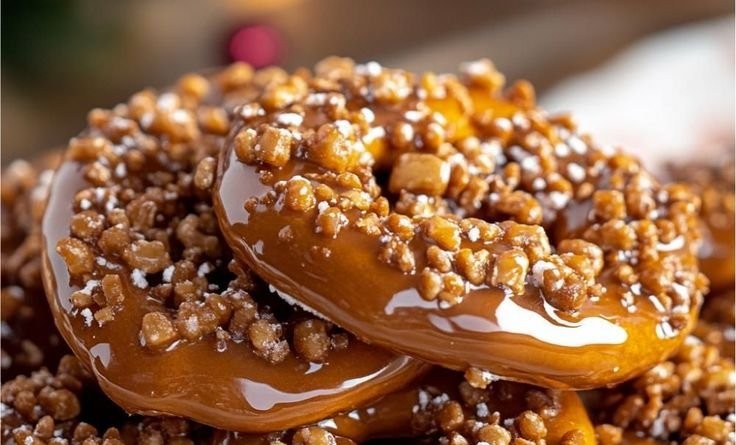 Christmas Butter Toffee Pretzels Easy