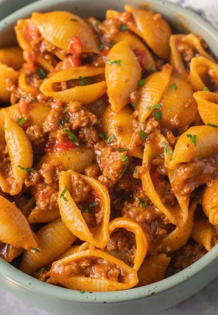 High Protein Taco Pasta