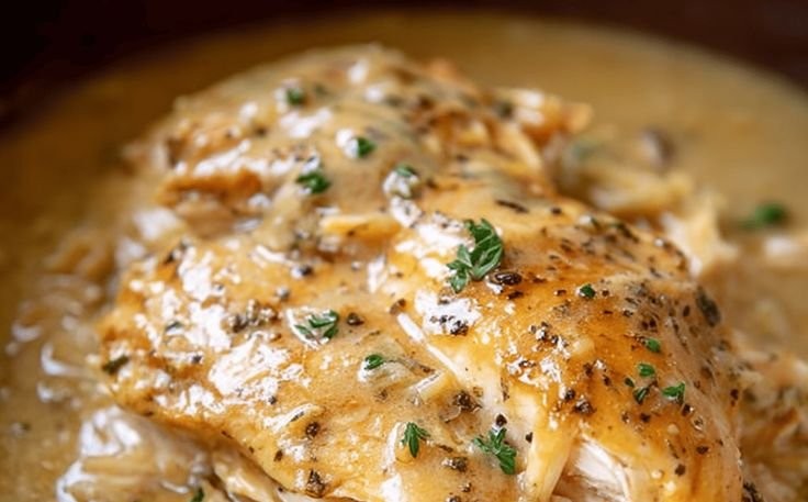 Creamy Crockpot Chicken with Gravy