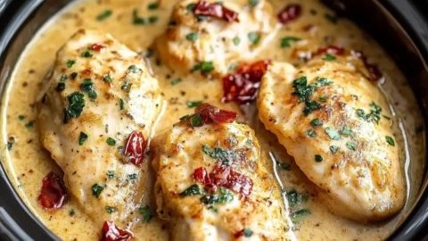 Creamy Crockpot Marry Me Chicken