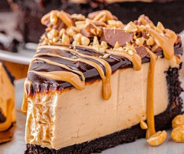 No Bake Peanut Butter Cheesecake