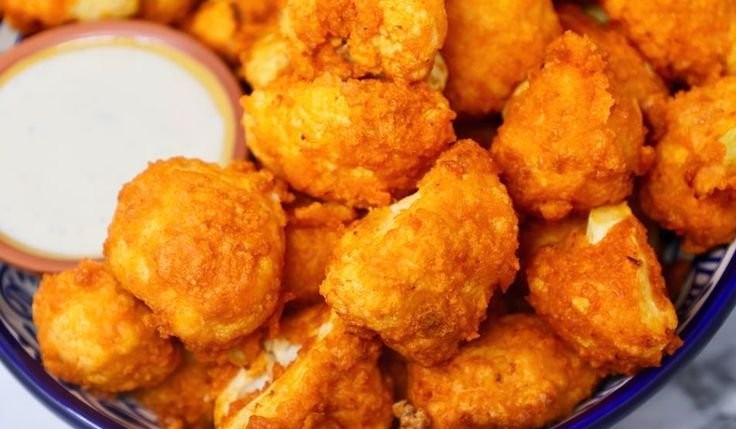 Air Fryer Buffalo Cauliflower Bites