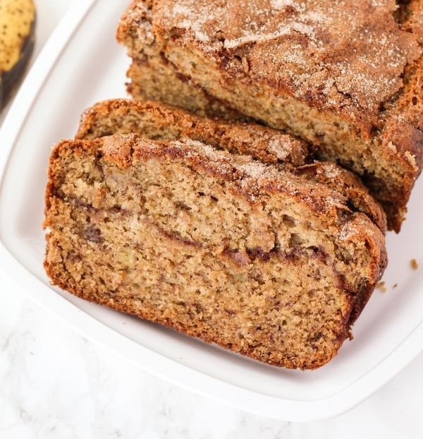 Gluten-Free Cinnamon Swirl Banana Bread