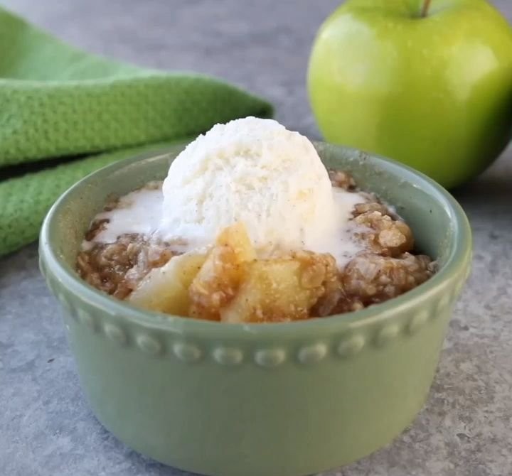 One Serving Apple Crisp