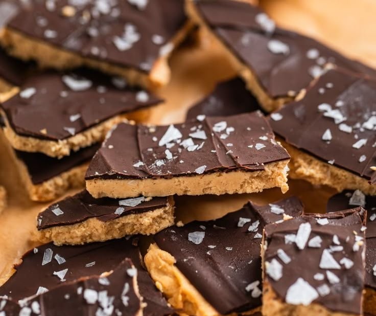 Peanut Butter Chocolate Yogurt Bark