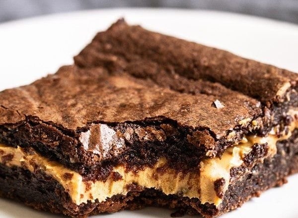 Peanut Butter Filled Brownies