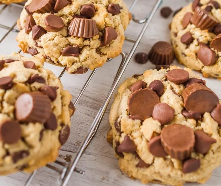 Peanut Butter Cup Chocolate Cookies
