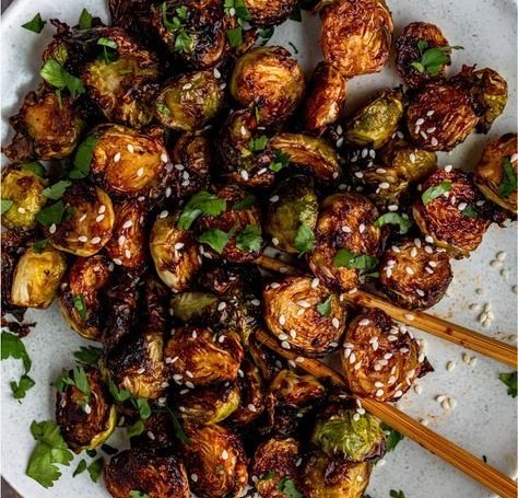Asian BBQ Brussels Sprouts