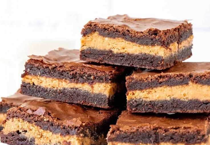 Peanut Butter Filled Brownies