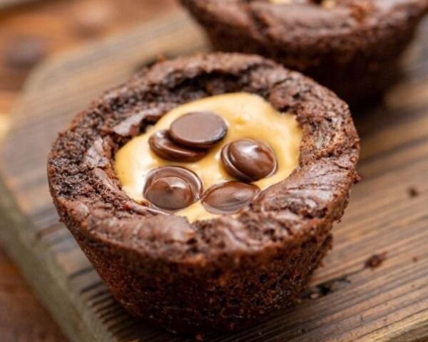 Chewy Fudge Brownie Bites