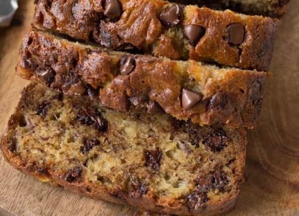 Banana Bread with Chocolate Chips
