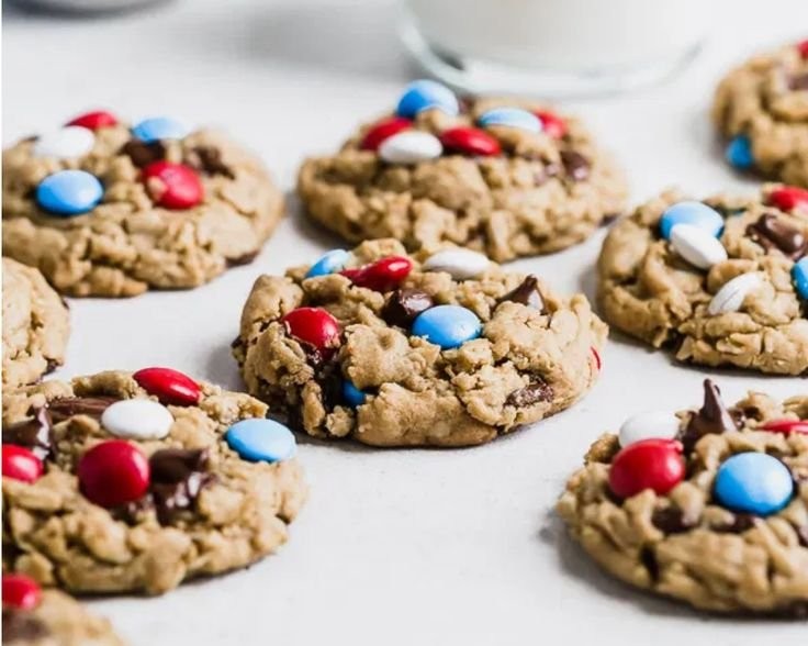 Fourth of July Monster Cookies