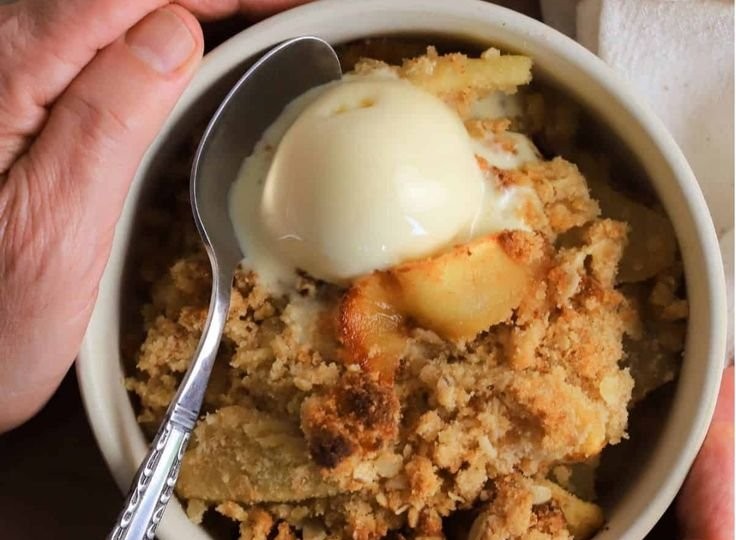 Sugarless Apple Crisp