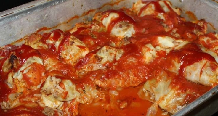Grandma's Polish Stuffed Cabbage Rolls
