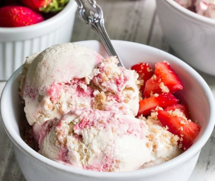 Healthy Strawberry Ice Cream Ideas