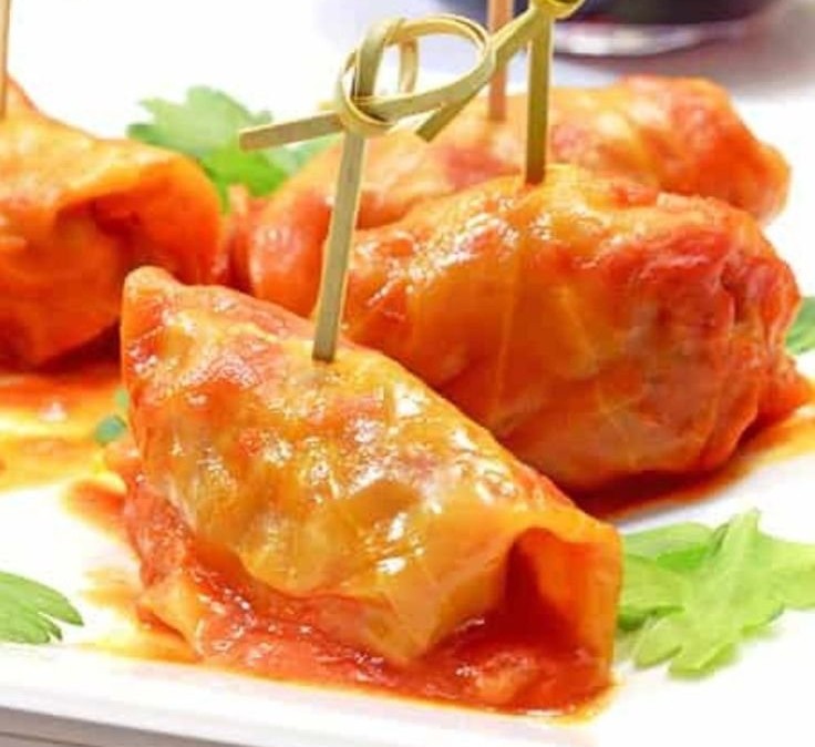 Polish Stuffed Cabbage Rolls