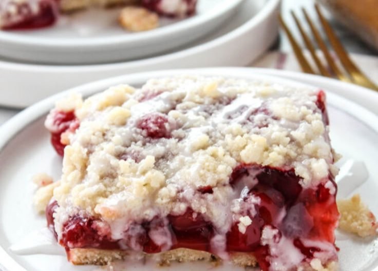 Quick Cherry Coffee Cake