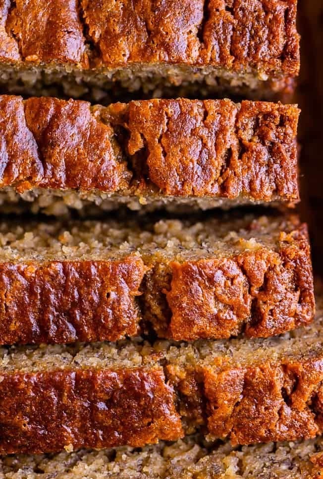 Moist Banana Bread with Sour Cream