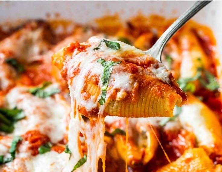 Cottage Cheese Stuffed Shells