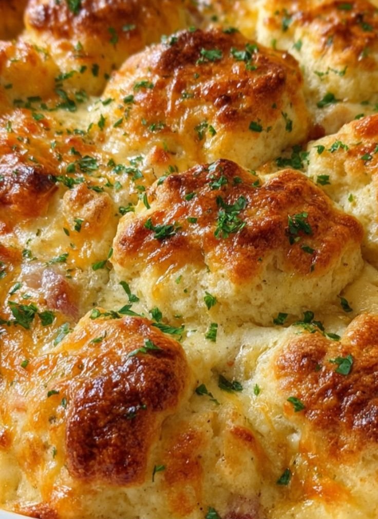 Chicken Bubble Biscuit Bake Casserole
