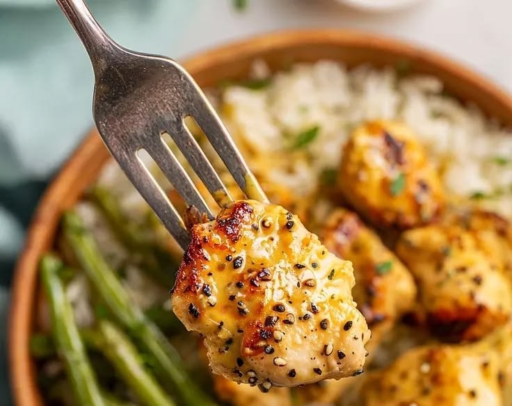 Perfect Honey Mustard Chicken Bowls