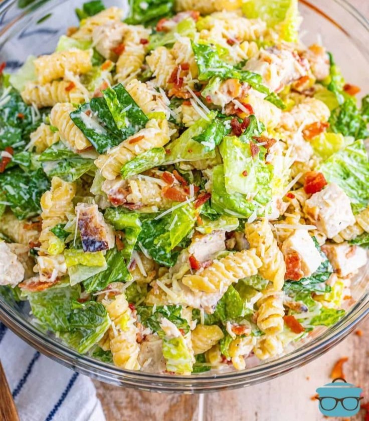 Chicken Caesar Pasta Salad