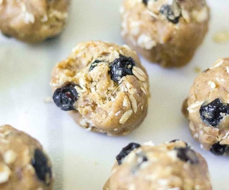 Blueberry Energy Bites