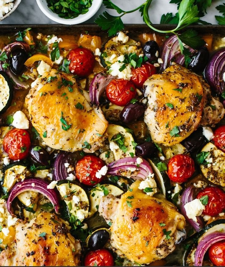 Greek Sheet Pan Chicken