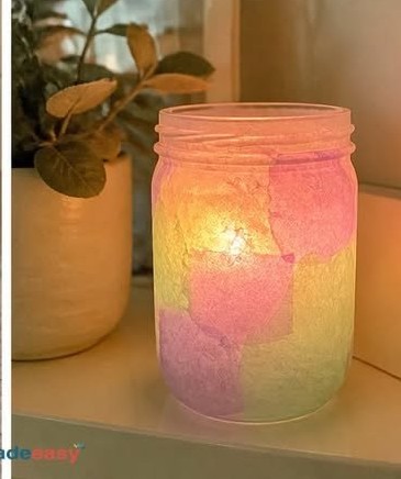 Einfache Anleitung zur Herstellung eines pastellfarbenen Hochzeitskerzenhalters zu Hause ❤️