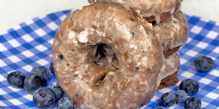 Blueberry Baked Donuts