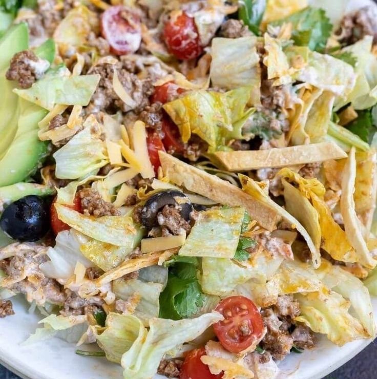 Low Carb Taco Salad Bowl