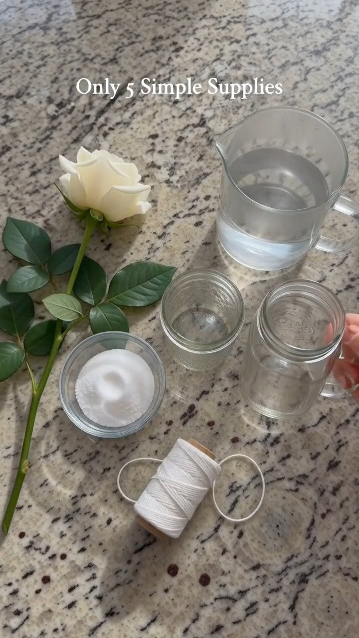 Kristall-Hochzeitsrose verwandelt eine schöne Rose in ein funkendes Andenken voller zeitloser Eleganz ✨ Speichere dieses Projekt!