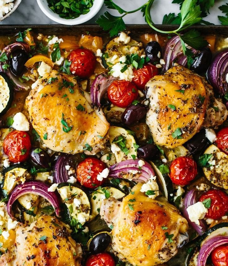 Greek Sheet Pan Chicken