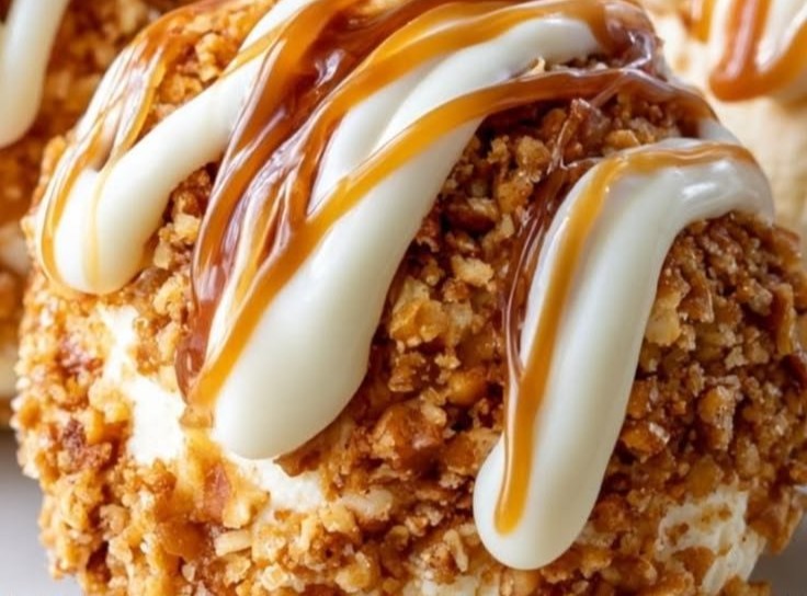 Salted Caramel Pretzel Cheesecake Bites