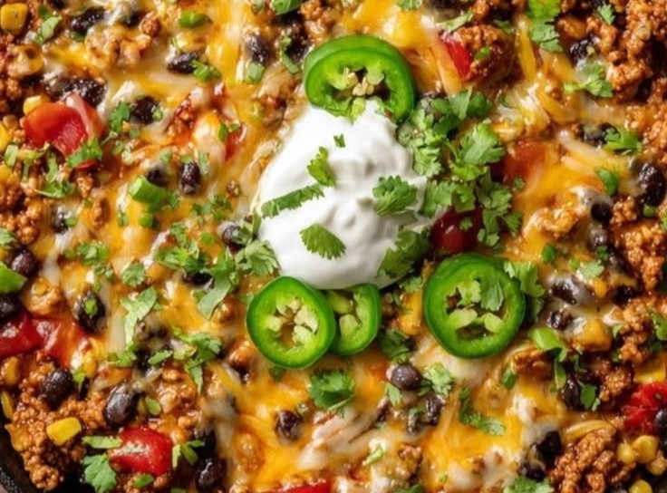 Easy 30-Minute Ground Turkey Taco Skillet